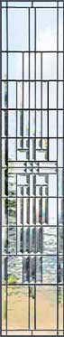 leaded glass sidelight window