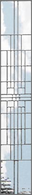 leaded glass sidelight bevel window