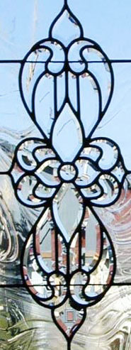 sb34arch leaded glass custom window