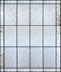 AUTUMNP leaded glass privacy window