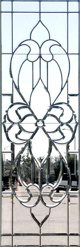 CHBP10L leaded glass all beveled window custom glass design