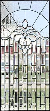 custom leaded glass beveled window