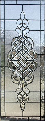 CH690 leaded glass bevel window