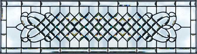 Custom leaded glass bevel transom chbd3ebpext window